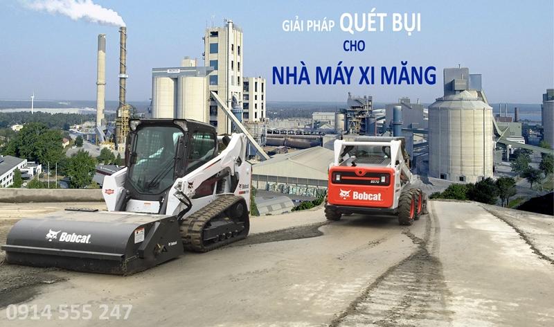 Giải pháp giúp dọn dẹp vệ sinh một nhà máy xi măng thay lao động thủ công