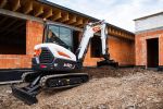 Xe xúc đào mini Bobcat E50, xe múc loại 5 tấn gàu 0.2m3