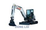 Xe xúc đào mini Bobcat E50, xe múc loại 5 tấn gàu 0.2m3