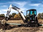 Xe xúc đào mini Bobcat E35, máy cuốc mini