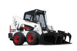 Máy xúc trượt bánh lốp Bobcat S650, máy quet bụi Bobcat